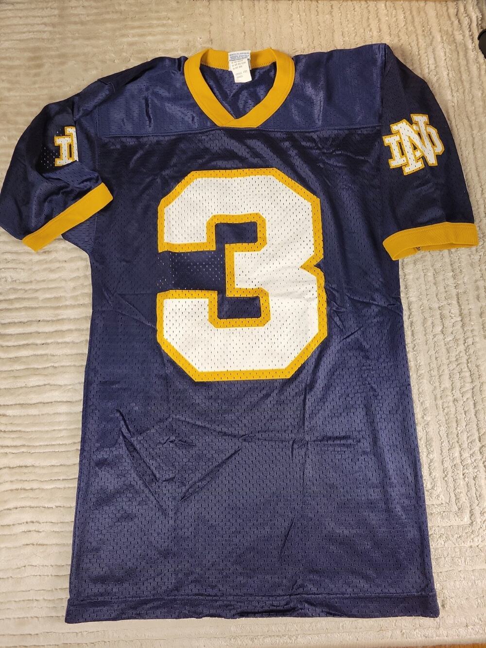 Notre Dame Fighting Irish College Football Jersey Mens Small Adult ND